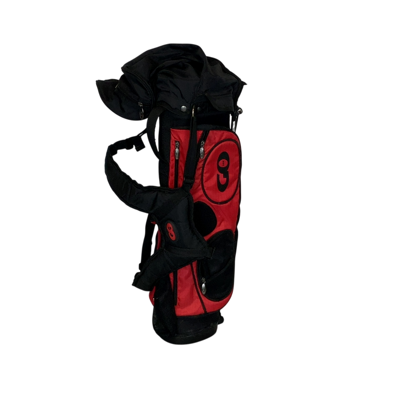 GO Junior Golftaske / 4-Rum / Sort