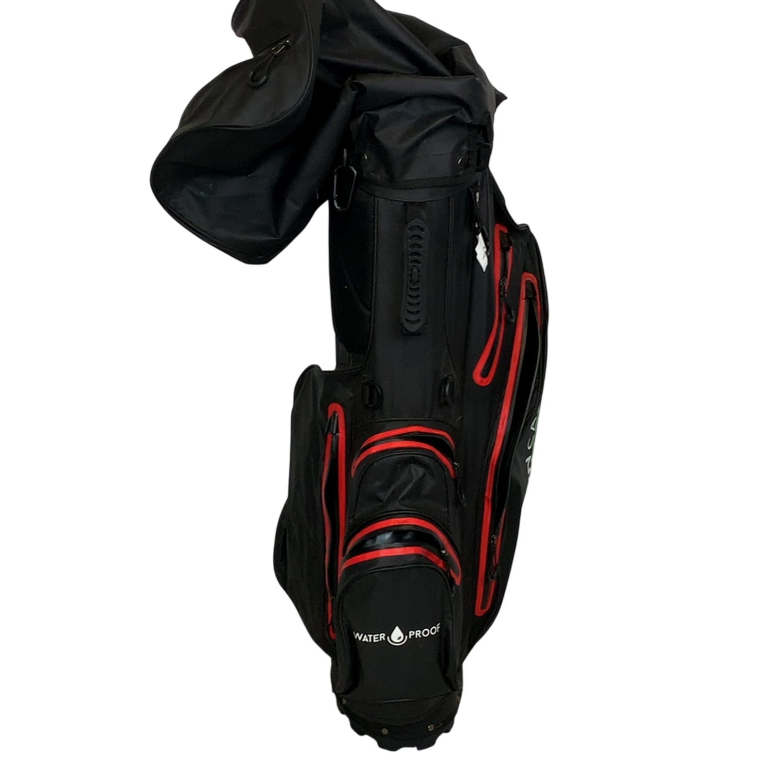 Crown Caddy Golftaske / 10-Rum / Sort