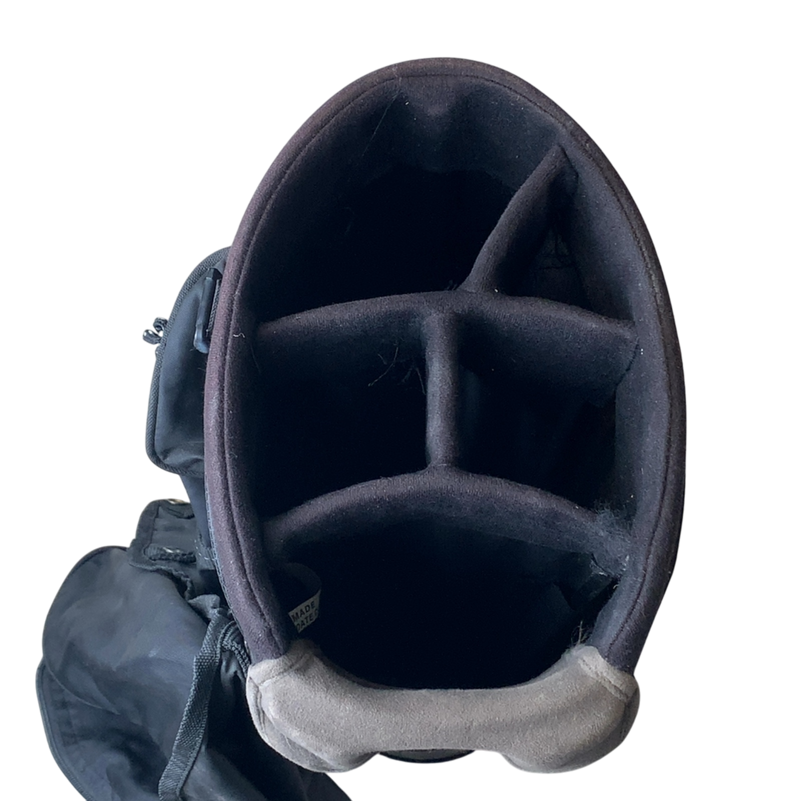 Izzo Golftaske / 6-Rum / Sort