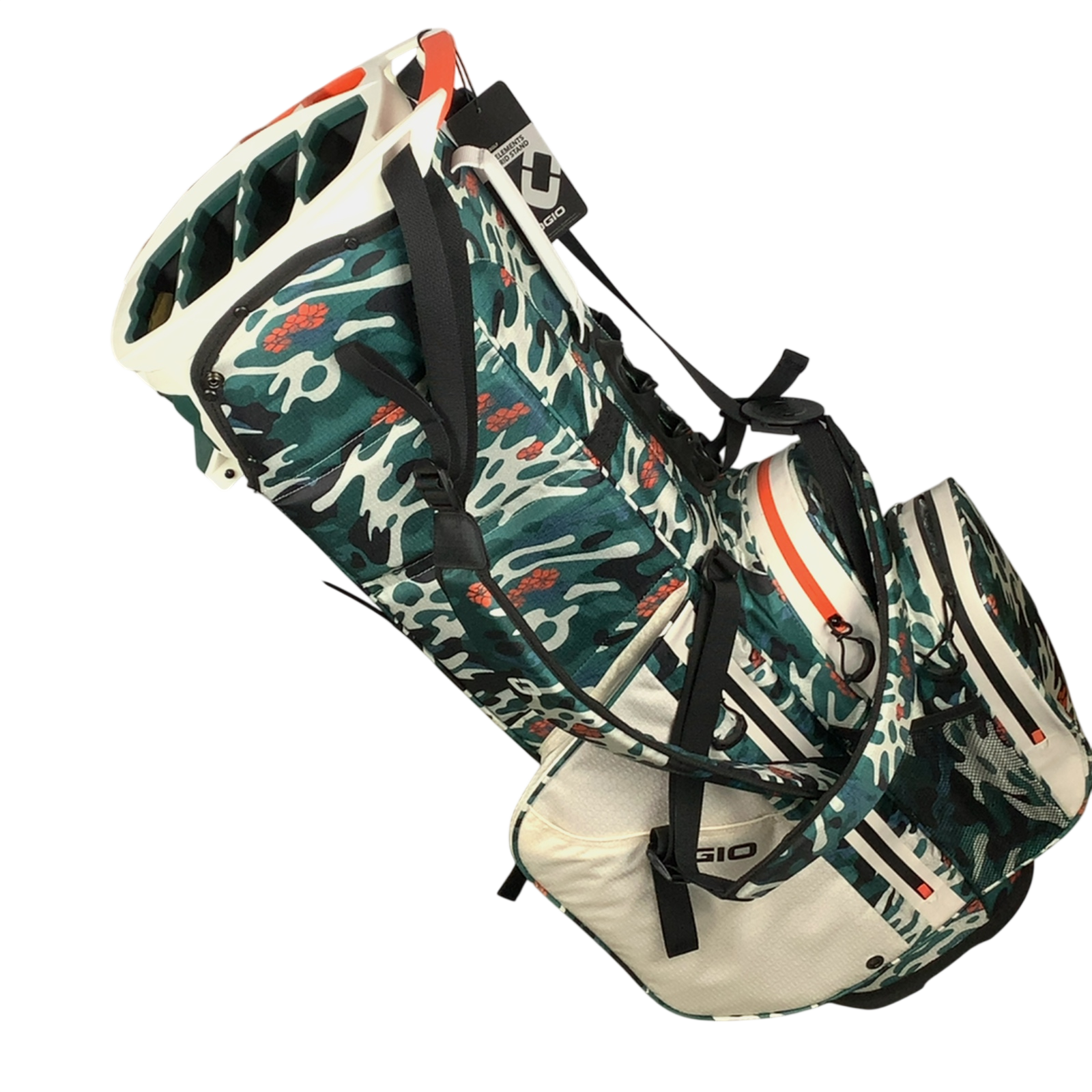 Ogio All Elements Golf Bag / 8-Rum / Hvid