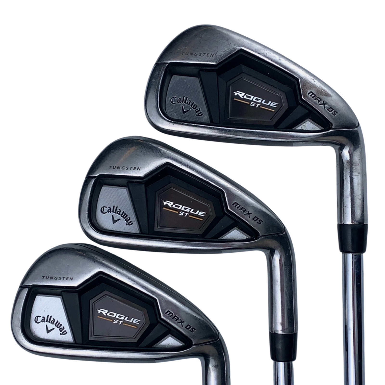 Callaway Rogue ST Max OS Jernsæt / 4-PW+AW+GW+SW / Flex Regular / Stål