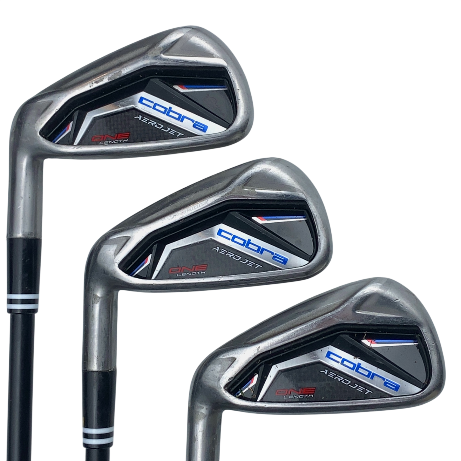 Venstre Cobra Aerojet OneLength Jernsæt / 4-PW / Flex Regular / Grafit