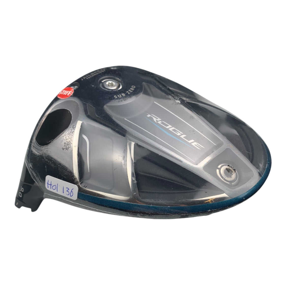 Vänster Callaway Rogue Sub Zero Driver huvud / Loft 9