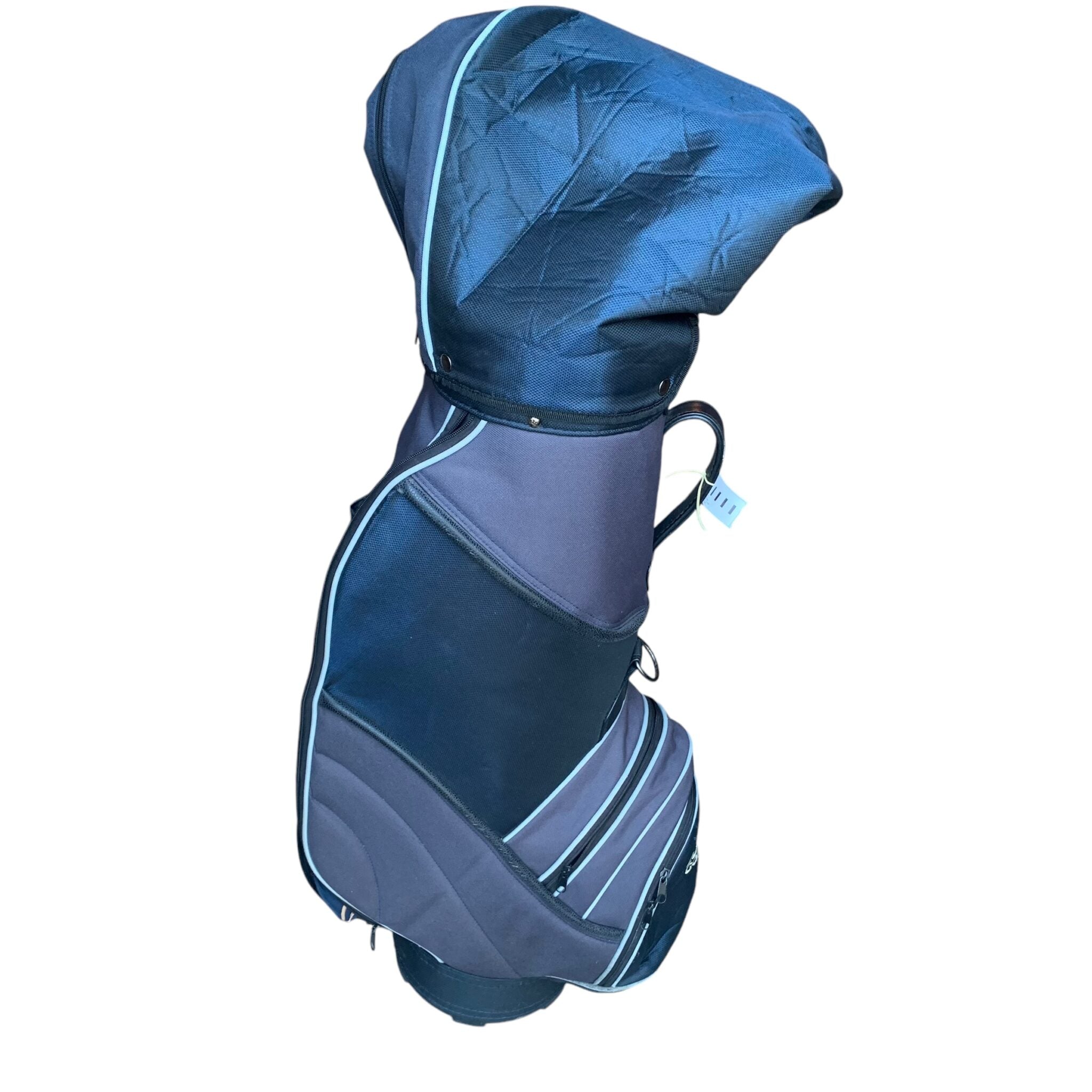 Ozone Golf Cartbag / Blå / 6 Rum / W. Raincover