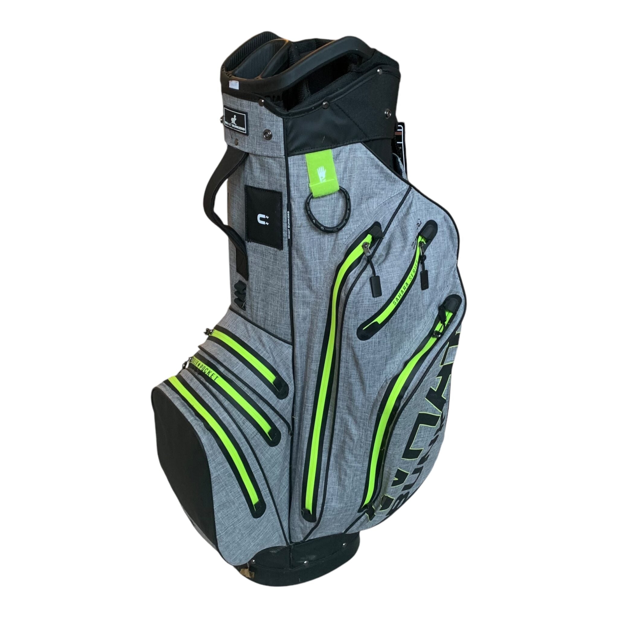 WhatBunkers Zambezi Bag // Grå/Neon - 14 Rum / W. Raincover