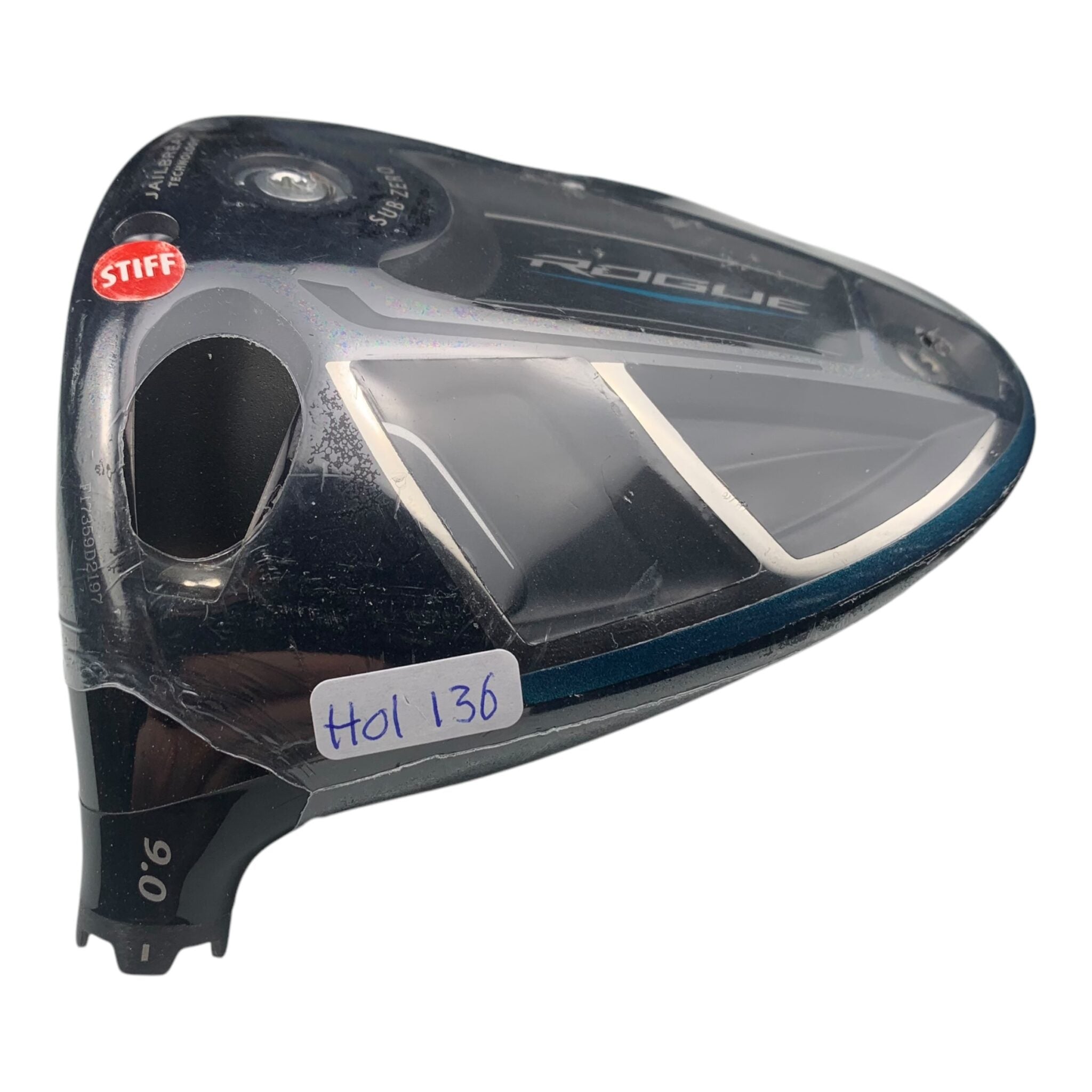 Vänster Callaway Rogue Sub Zero Driver huvud / Loft 9