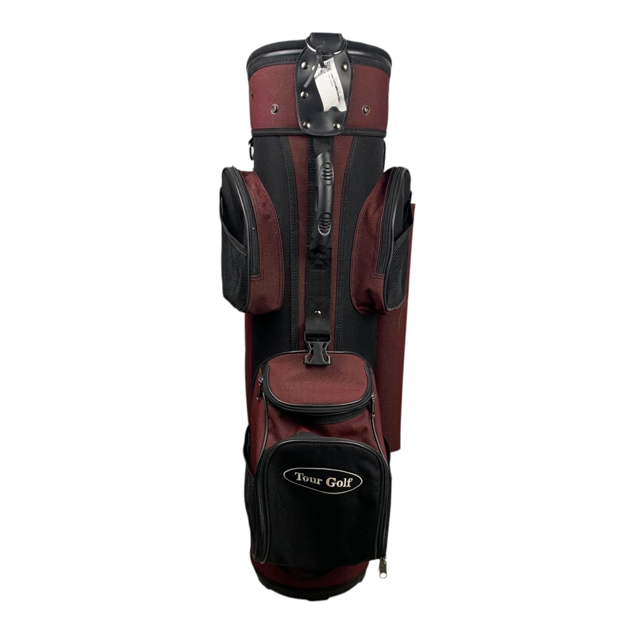 Tour Golf Cartbag / Maroon/Black / 6 Rum