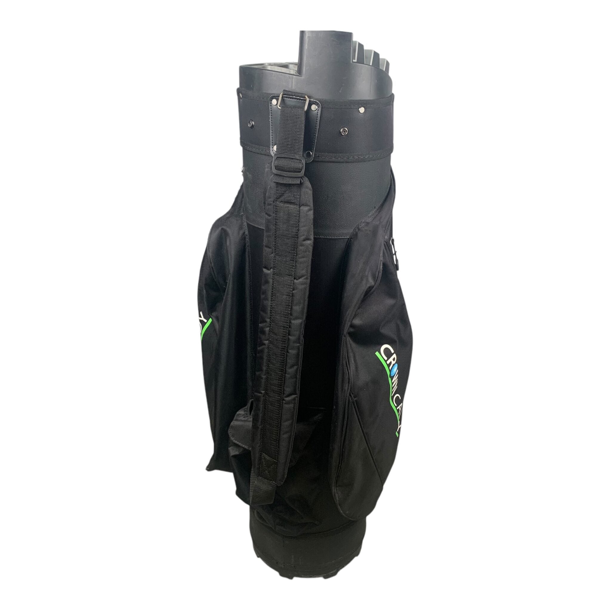 CrownCaddy Cartbag / Svart/Grå / Divider Top
