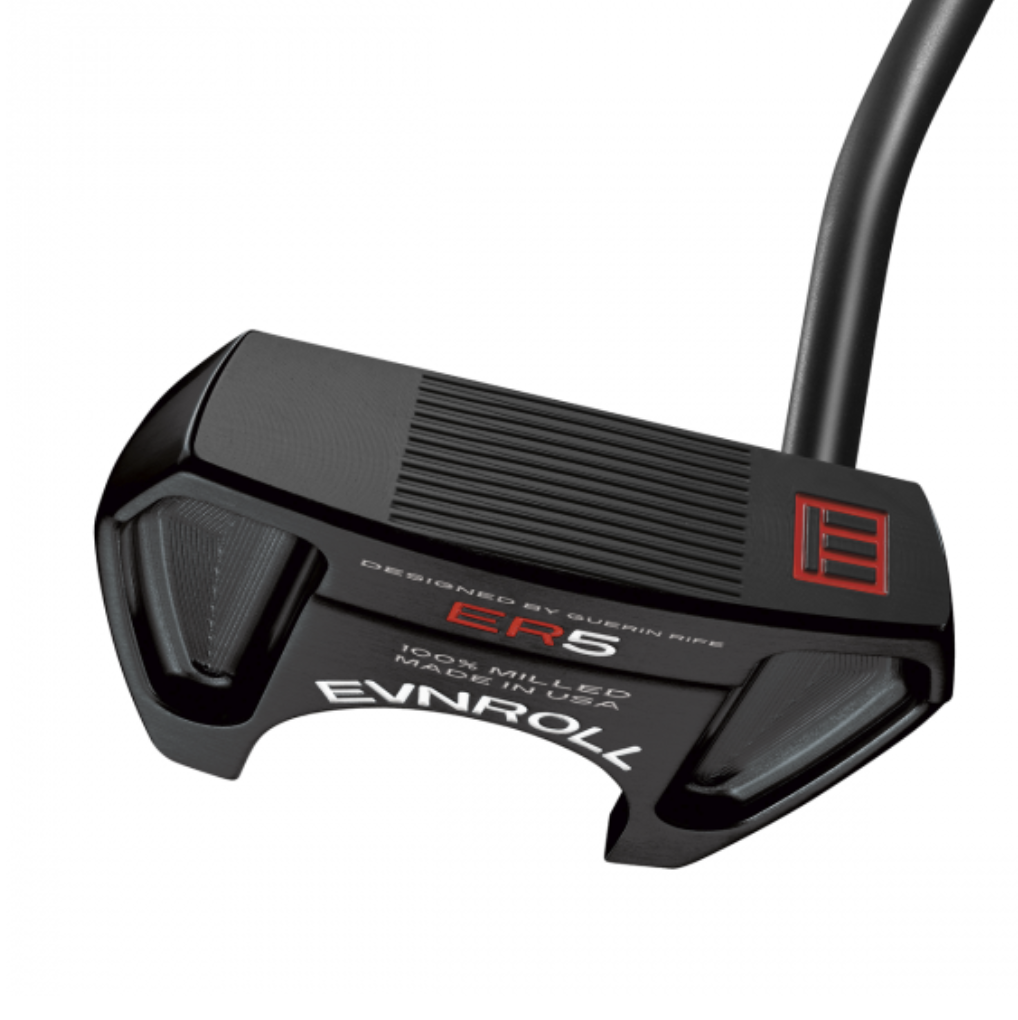 Evnroll ER5 sort Putter højre hånd inkl. Headcover Brugt Som Ny