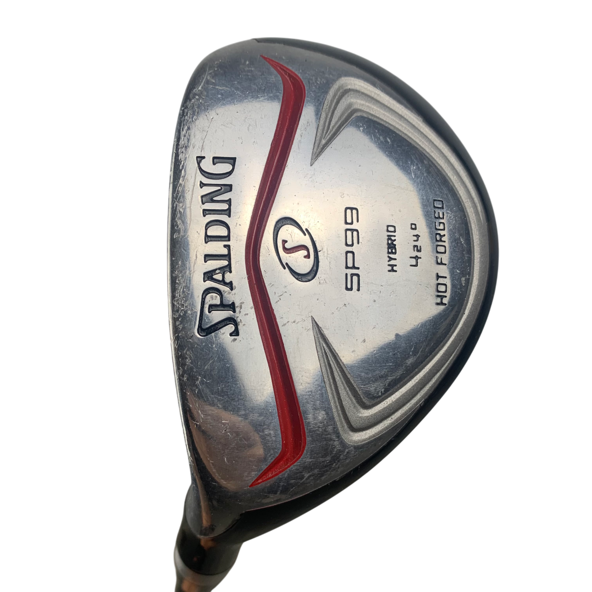 Spalding SP99 Hybrid / Flex Regular / Grafit / #4/24 Venstre hovedbillede - brugt golf udstyr i god stand
