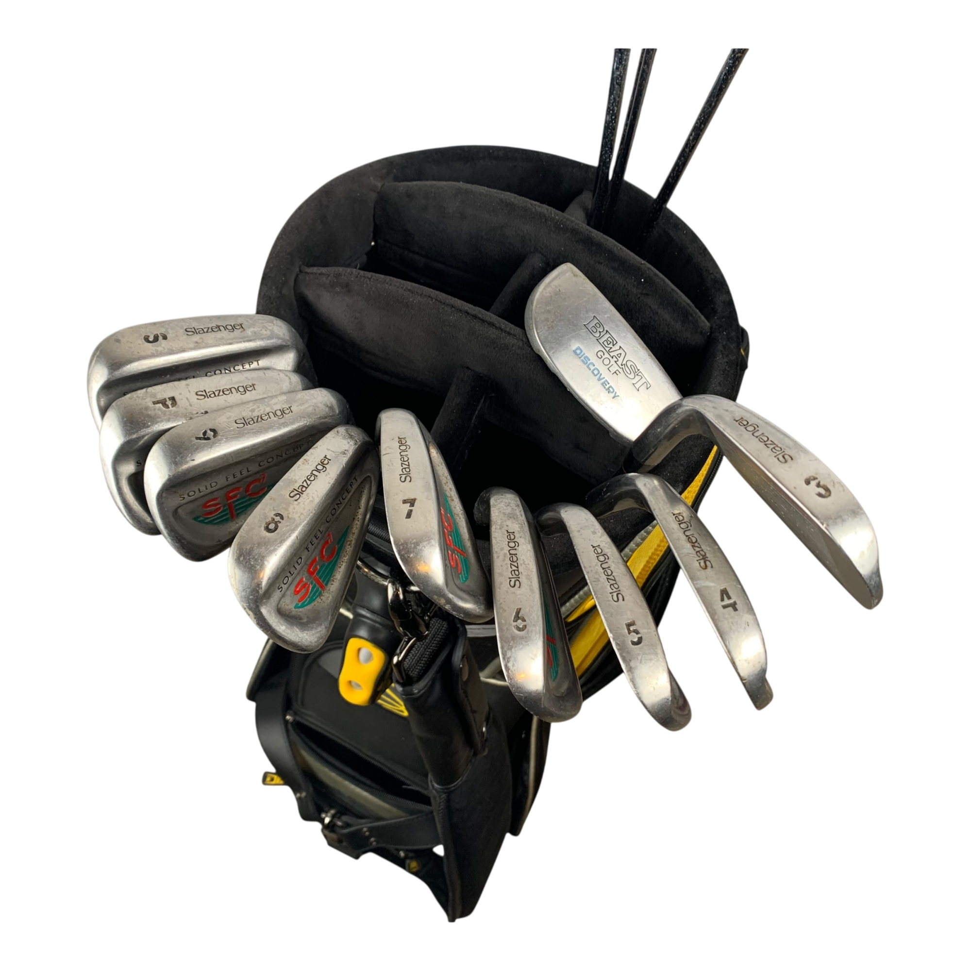 Slazenger Komplet Sæt U. Bag / Flex Regular / Steel galleri billede 2 - brugt golf udstyr i god stand