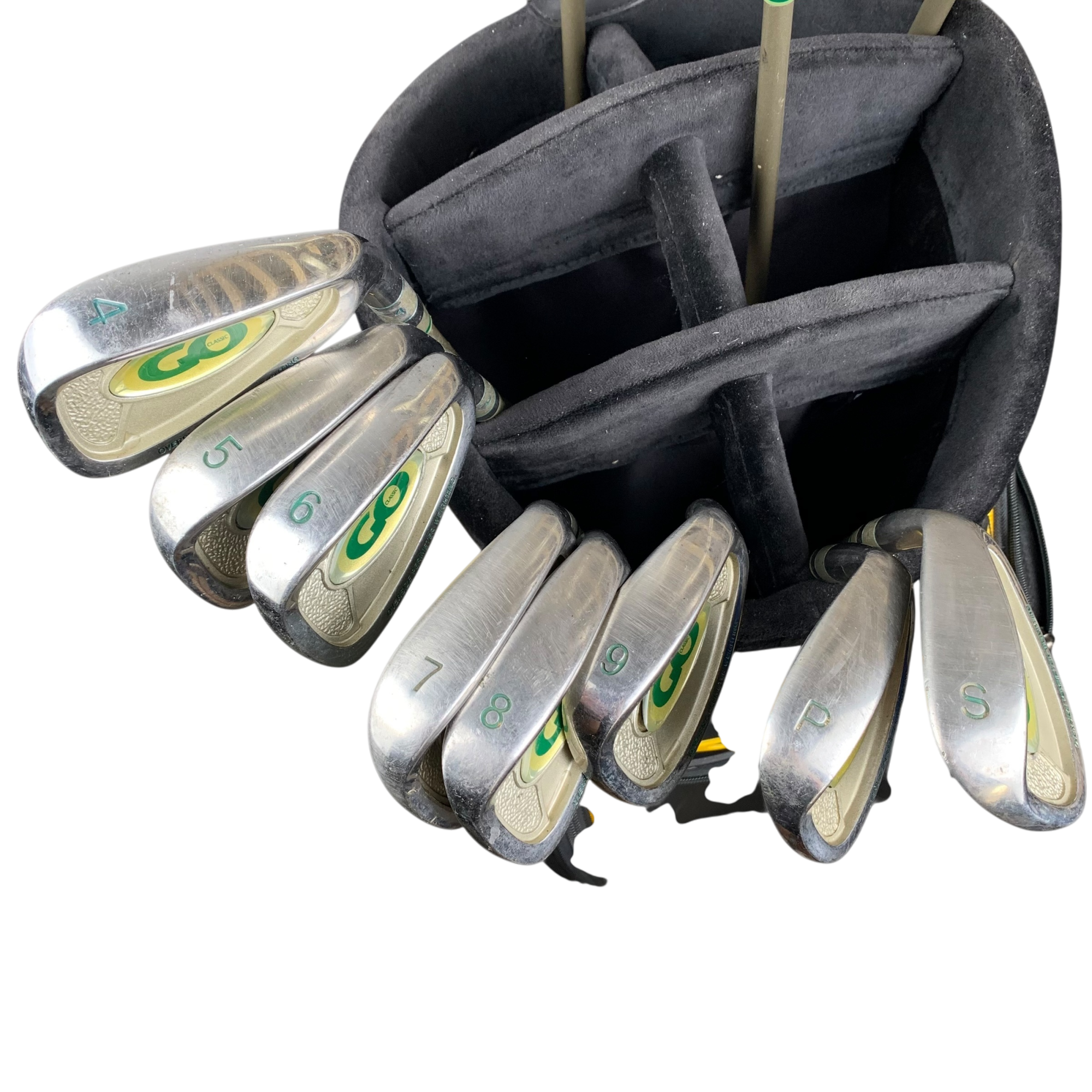 GO Komplet Sæt U. Bag / Flex Regular / Graphite galleri billede 4 - brugt golf udstyr i god stand