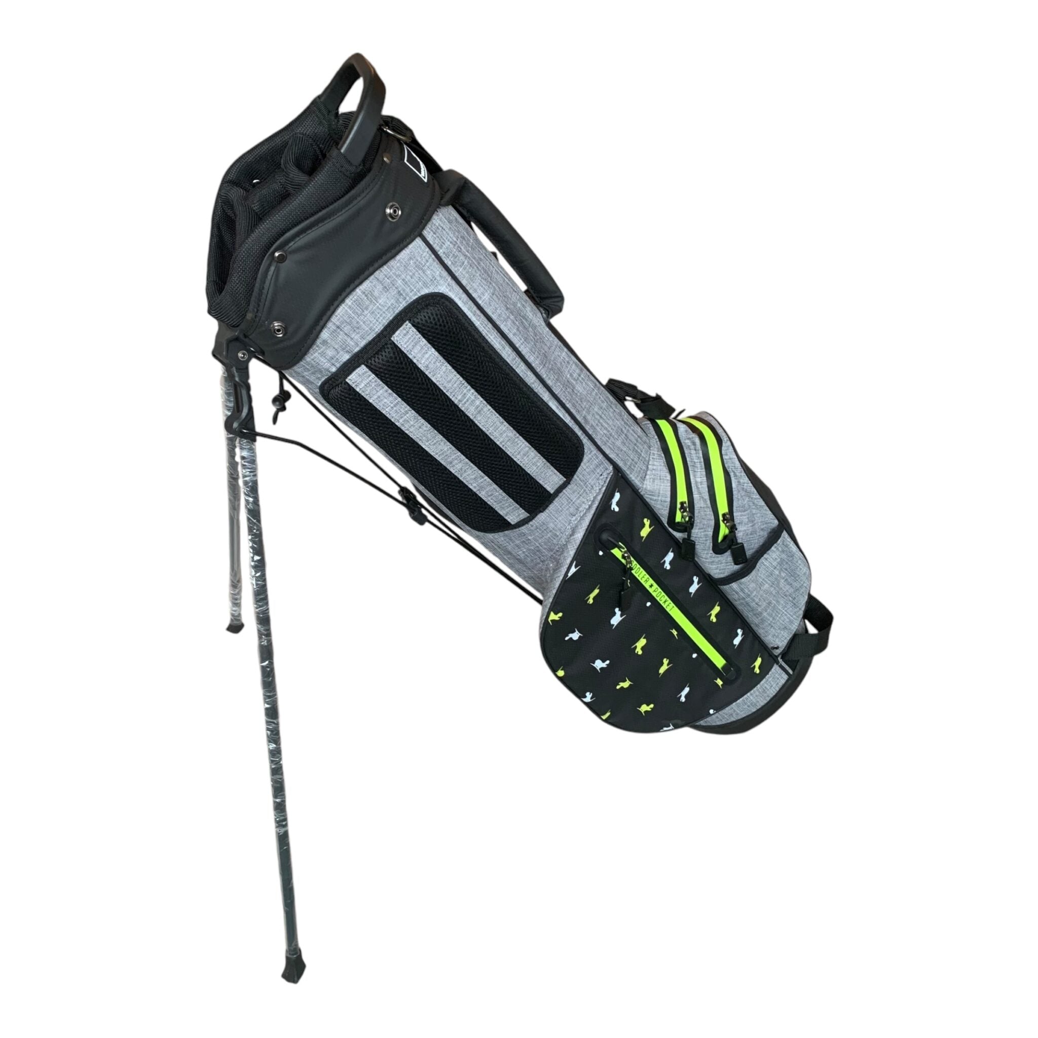 WhatBunkers Serengeti2 7" Standbag // Sort/Grå - 4 Rum // Inkl. Regncover