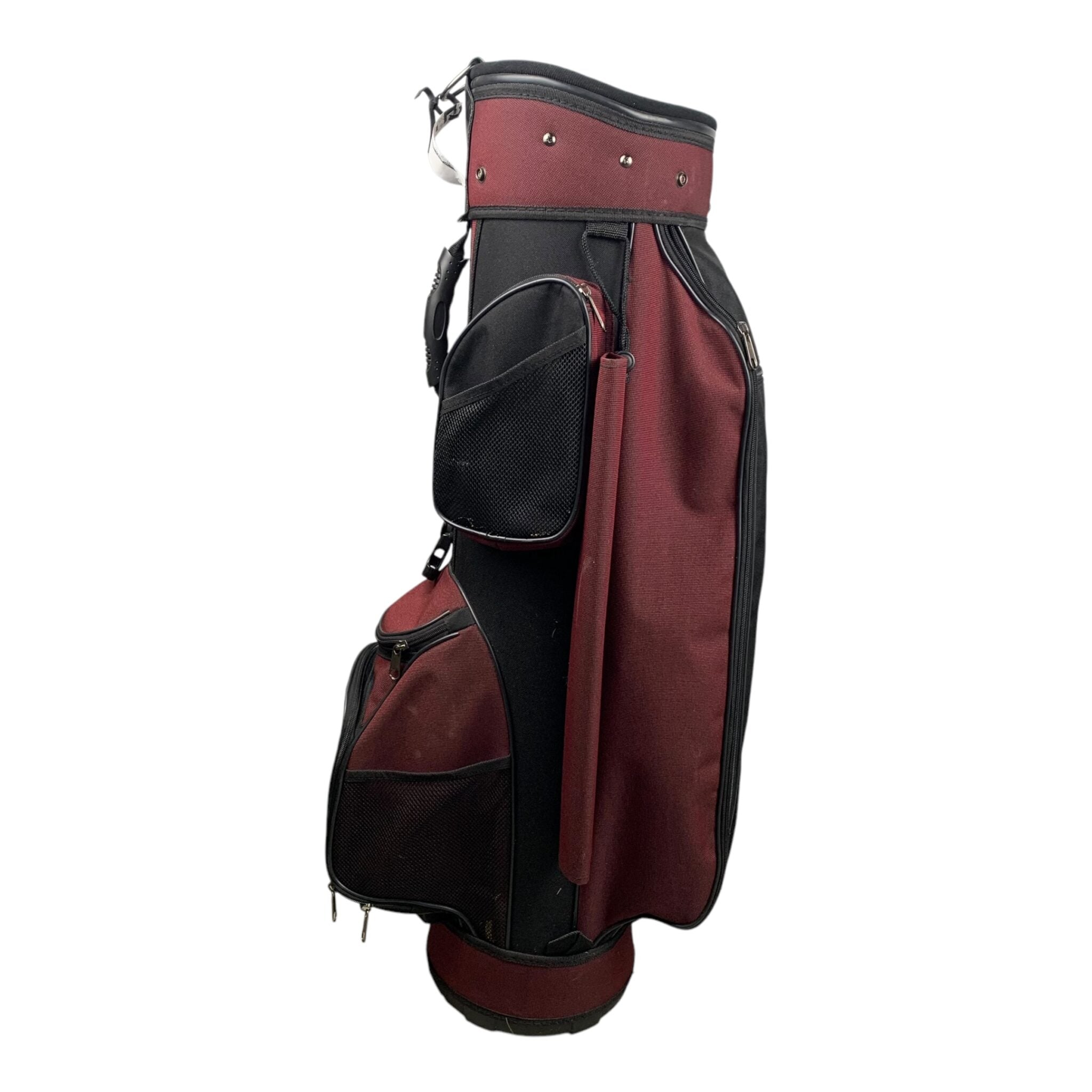 Tour Golf Cartbag / Maroon/Black / 6 Rum