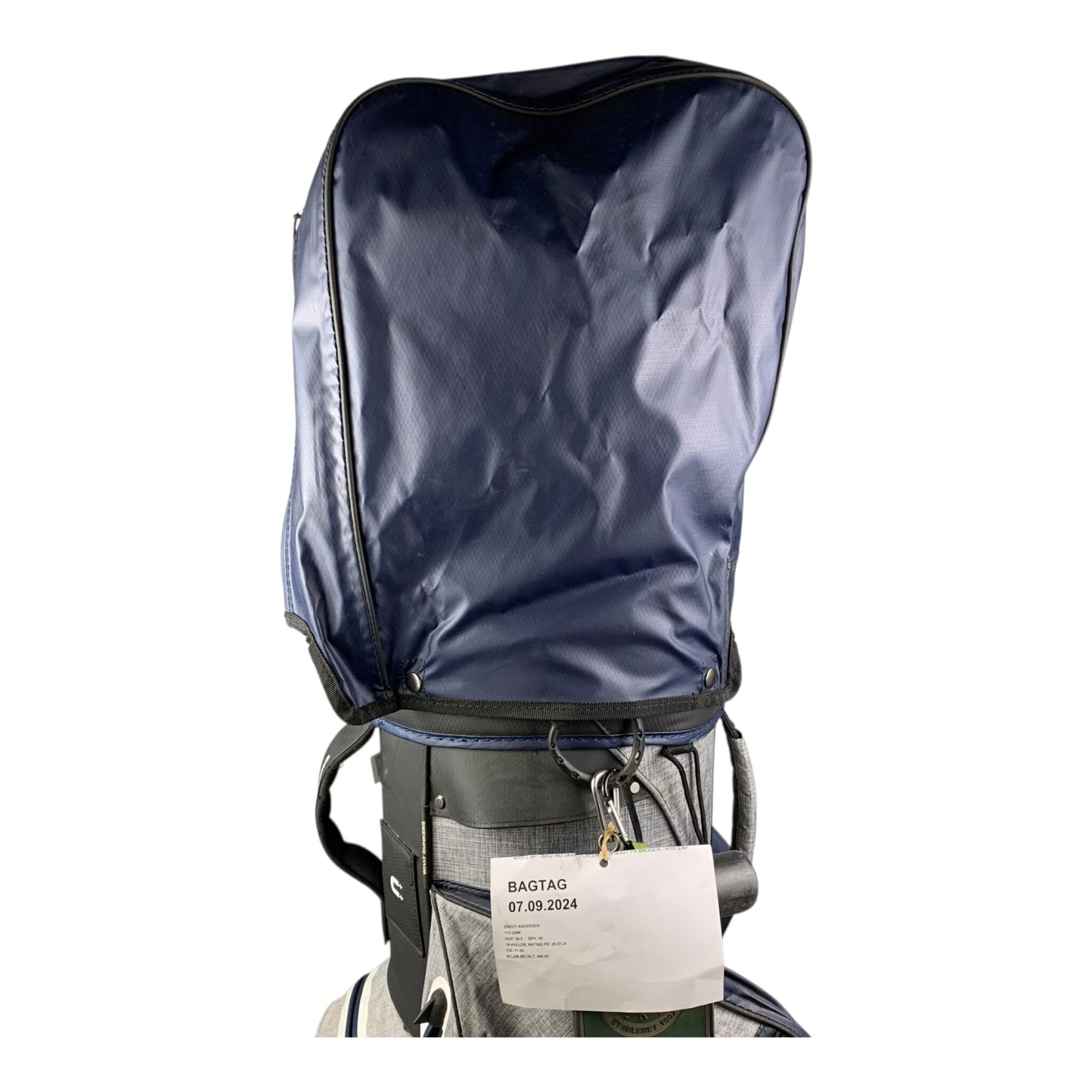 WhatBunkers Kibo Cartbag / Grå/Navy / Divider-Top