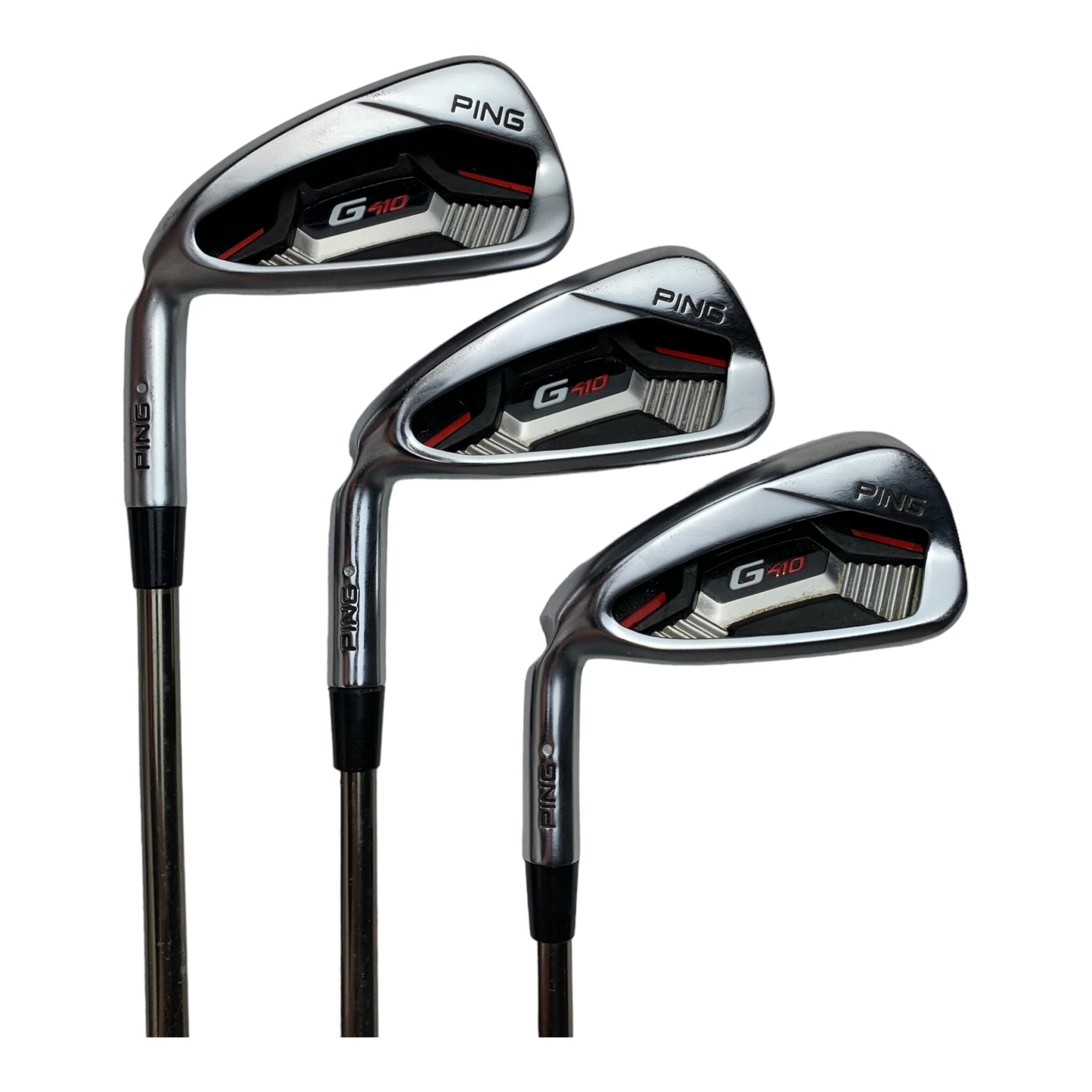 Vänster Ping G410 jernsæt VENSTRE / Flex Regular / 5-W+U+S+L  / Grafit