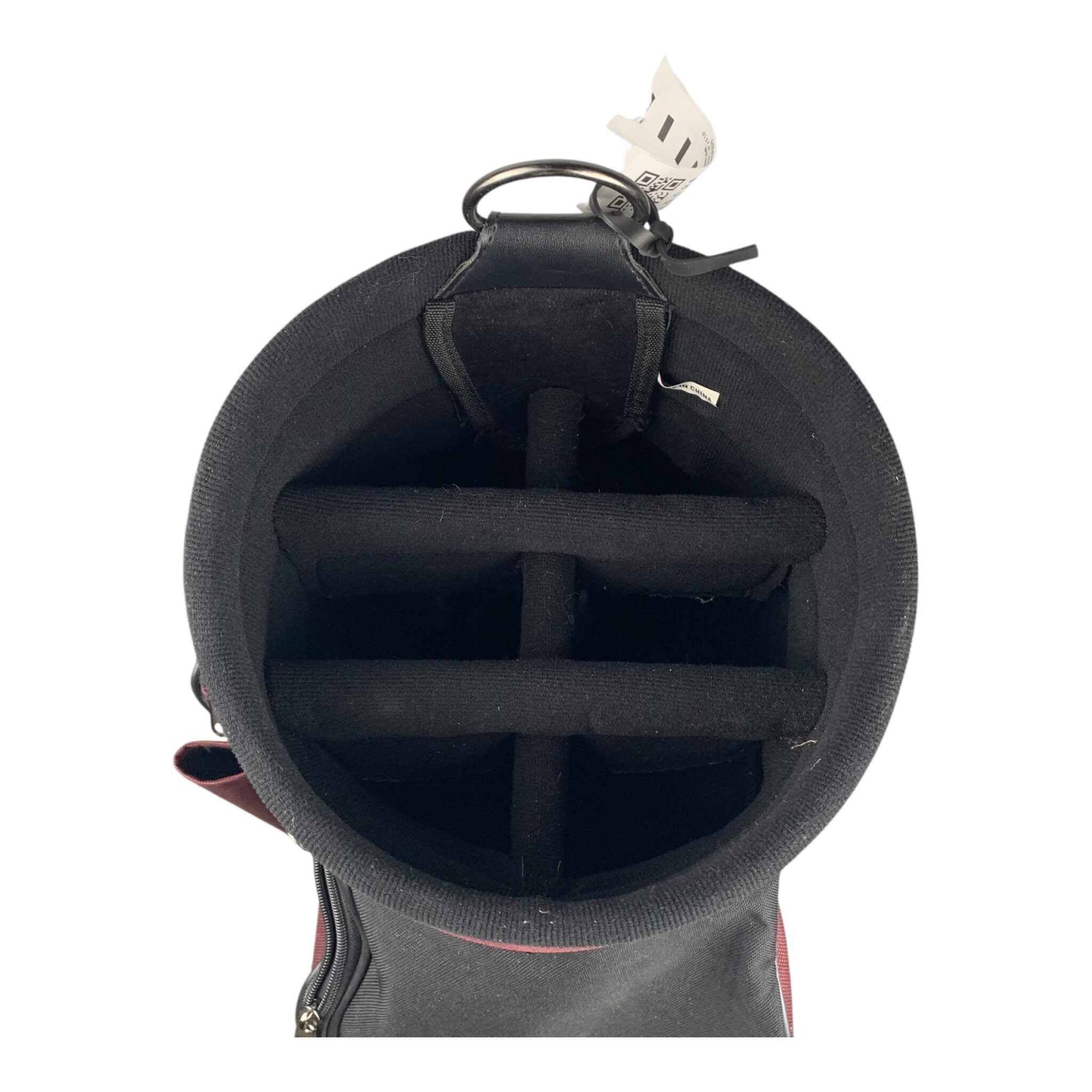 Tour Golf Cartbag / Maroon/Black / 6 Rum