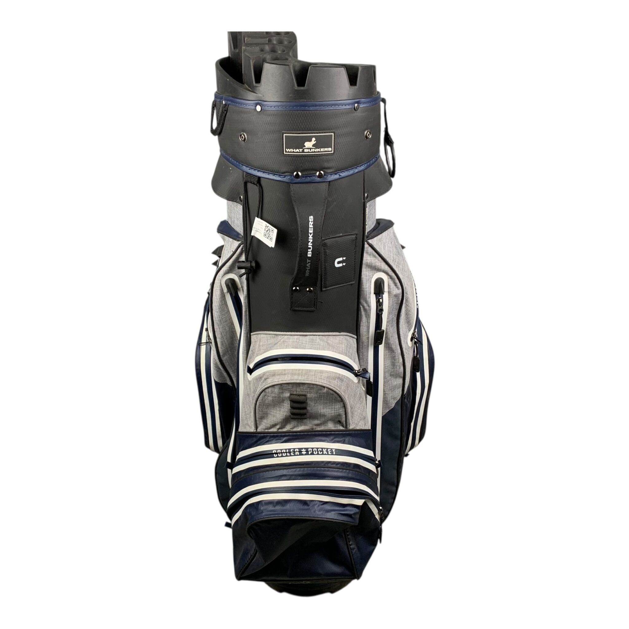 WhatBunkers Kibo Cartbag / Grå/Navy / Divider-Top
