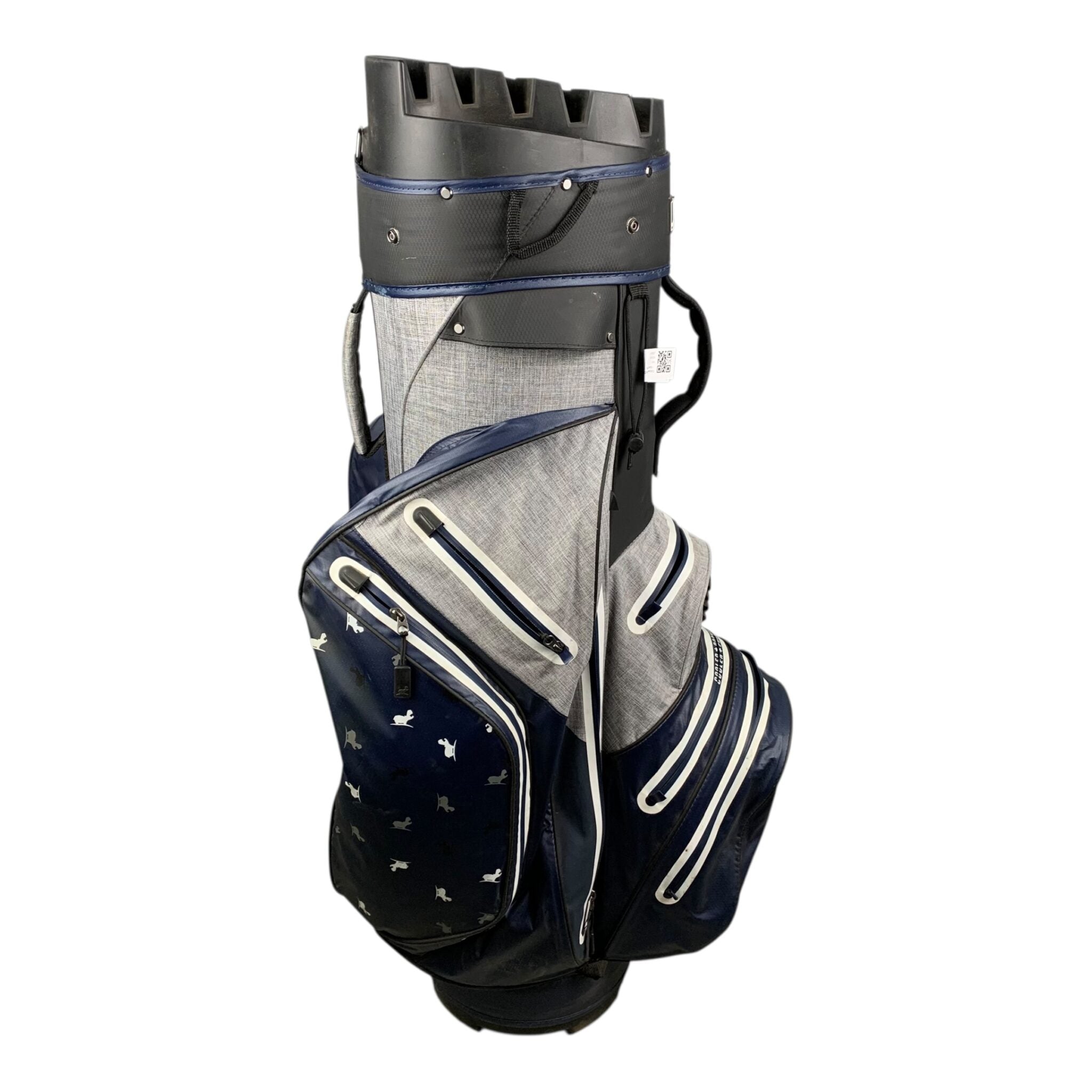 WhatBunkers Kibo Cartbag / Grå/Navy / Divider-Top