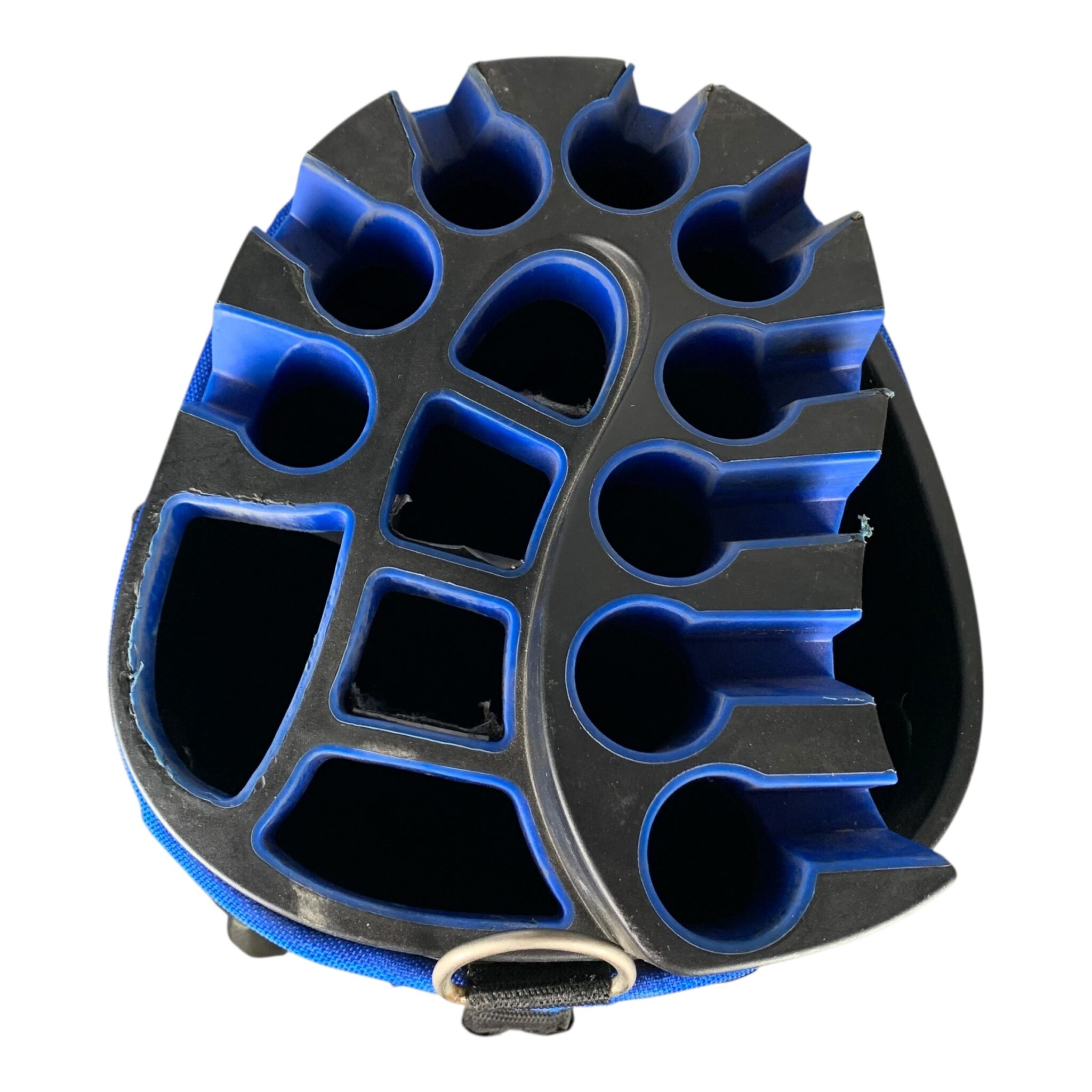 BackTee Cartbag / Svart/Blå / 15-Rum