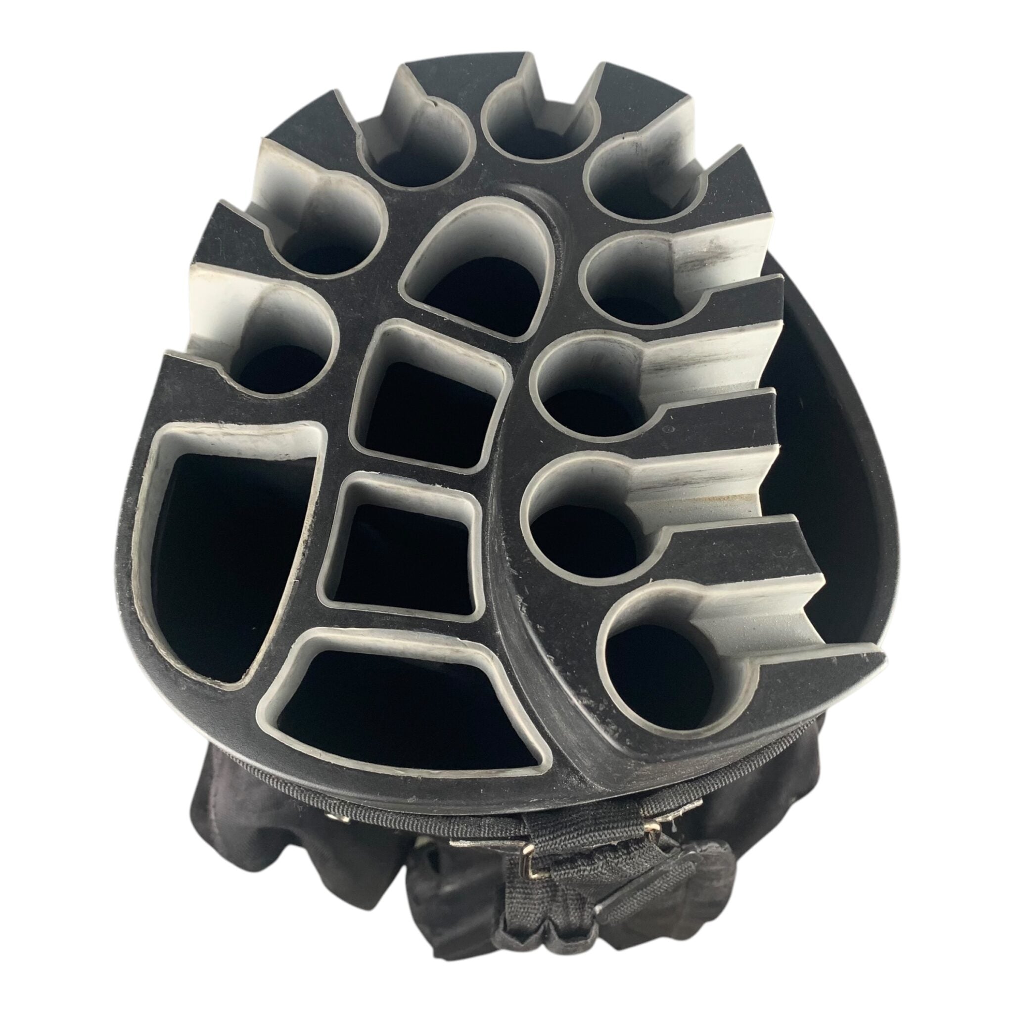 CrownCaddy Cartbag / Svart/Grå / Divider Top