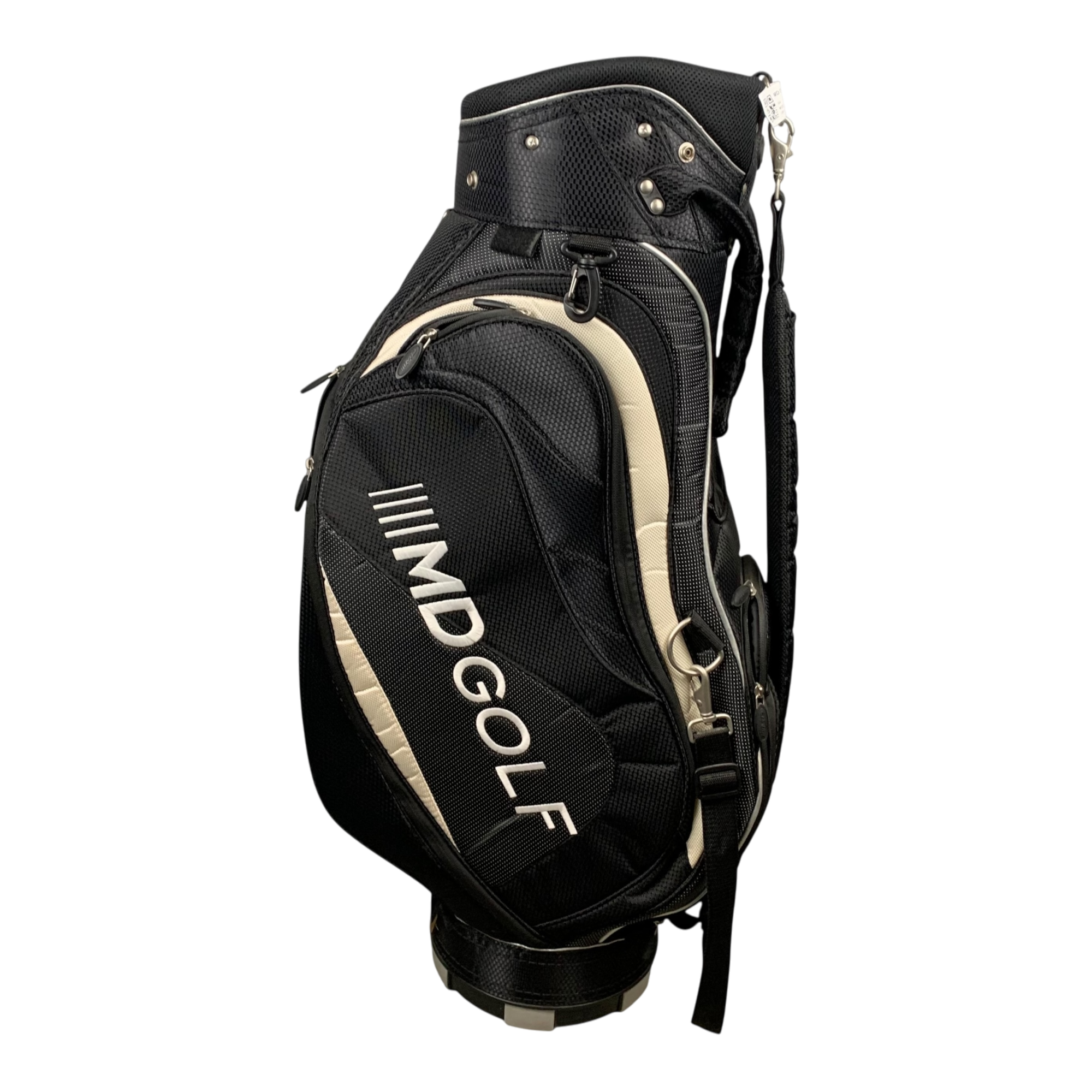 MD Golf Cart Bag / 6-Way / Black galleri billede 2 - brugt golf udstyr i god stand