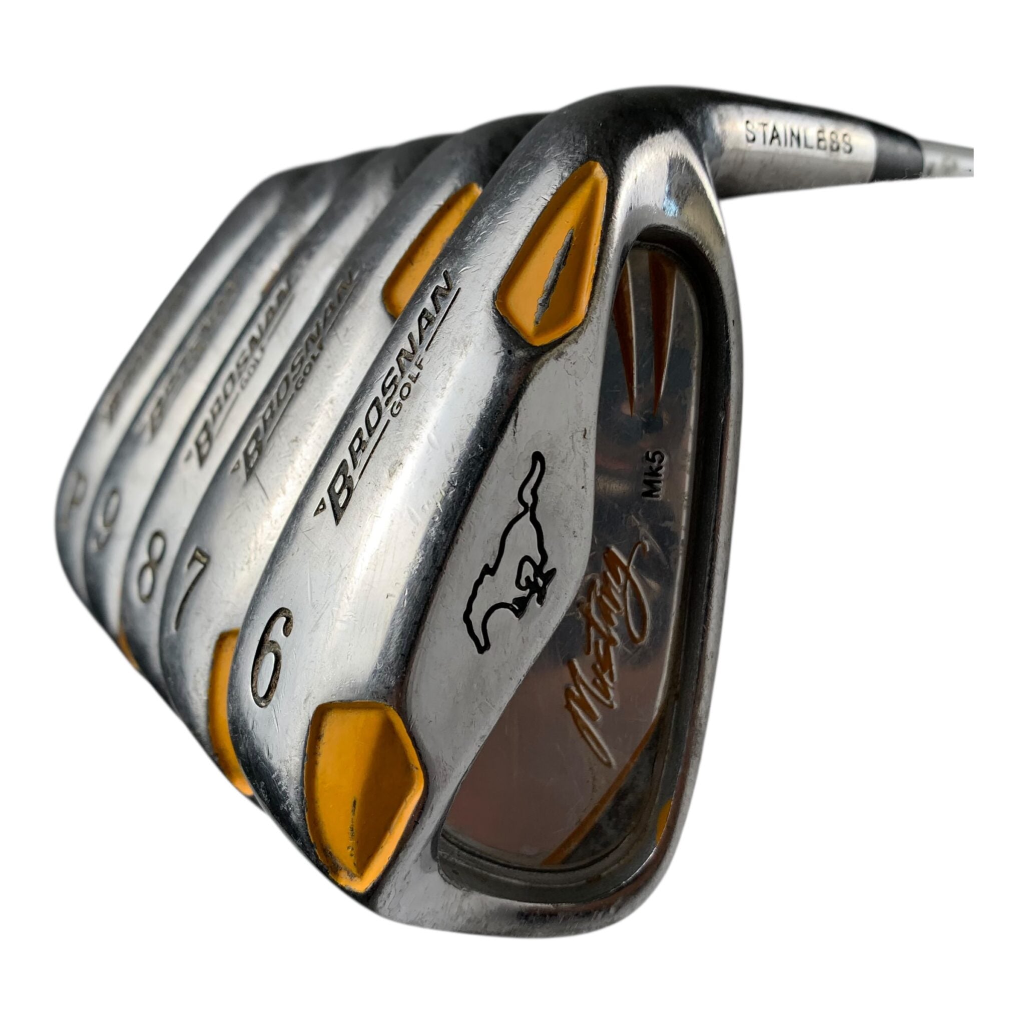 Brosnan Mustang Järnset / Flex A-flex / 6-PW / Grafit