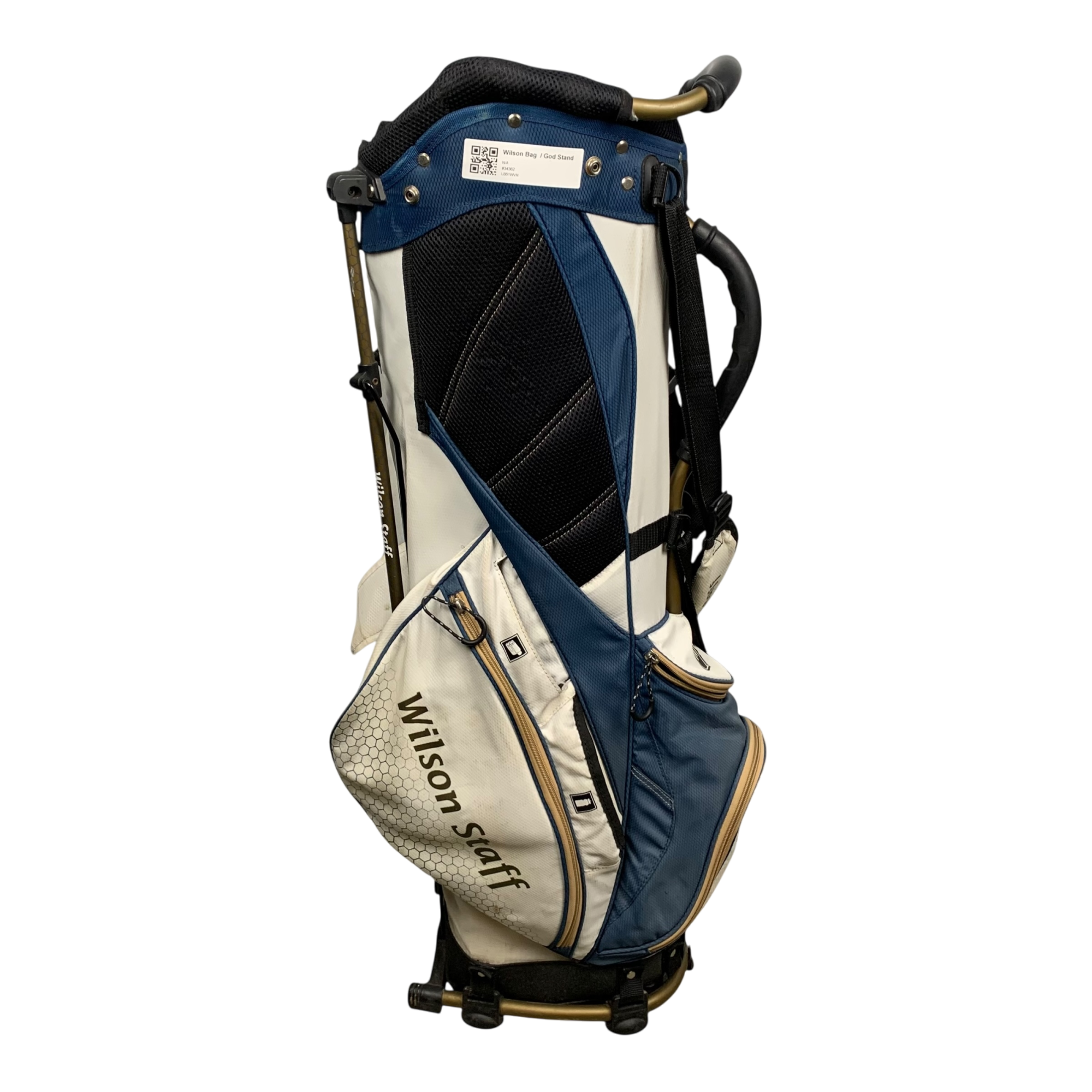 Wilson Stand Bag / 5-Way / White galleri billede 3 - brugt golf udstyr i god stand